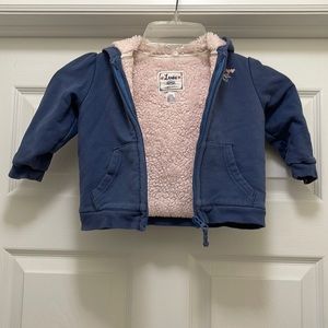 Baby Girl Toddler Levis Zip Up Hoodie Age 18 Months